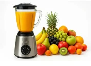 Licuadora Delhi Home Hogar Col-400 1.5 L gris con jarra de vidrio